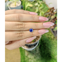 1.21 Ct. Blue Sapphire from Ceylon (Sri Lanka) Life Style