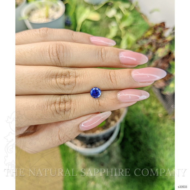 1.21 Ct. Blue Sapphire from Ceylon (Sri Lanka)