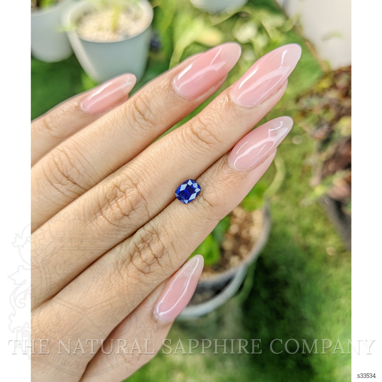 1.21 Ct. Blue Sapphire from Ceylon (Sri Lanka)