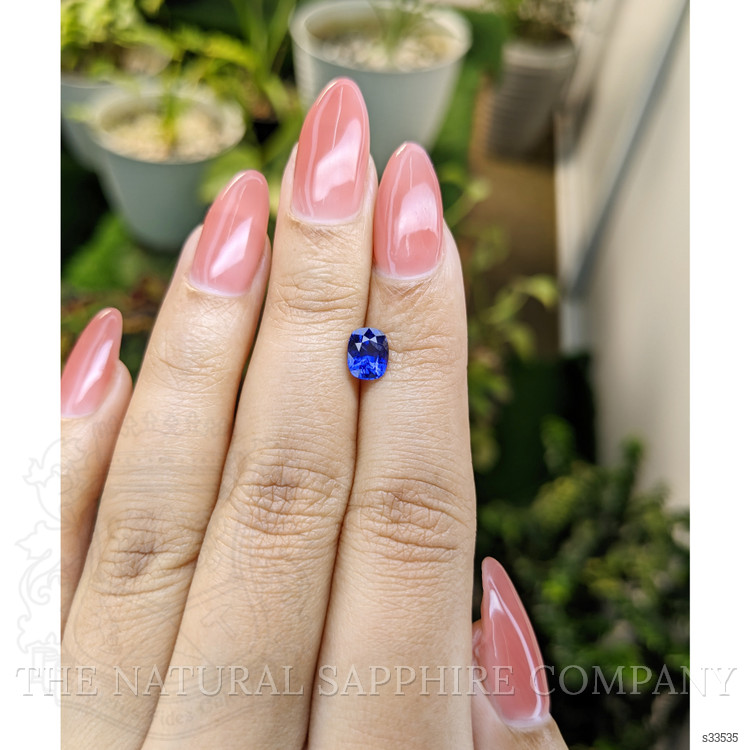 1.18 Ct. Blue Sapphire from Ceylon (Sri Lanka)