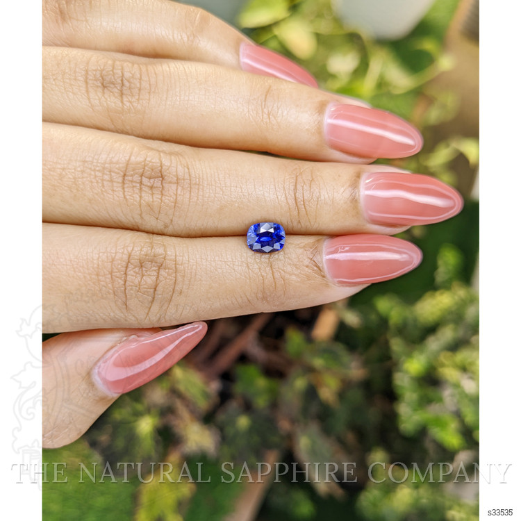 1.18 Ct. Blue Sapphire from Ceylon (Sri Lanka)