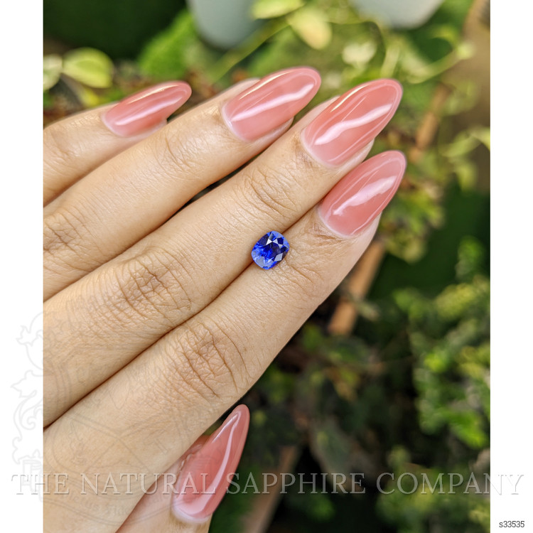 1.18 Ct. Blue Sapphire from Ceylon (Sri Lanka)