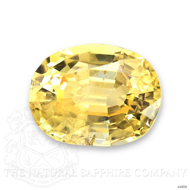 3.91 Ct. Yellow Sapphire from Ceylon (Sri Lanka)