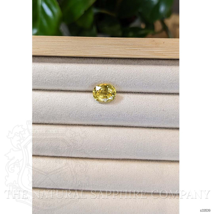 3.91 Ct. Yellow Sapphire from Ceylon (Sri Lanka)