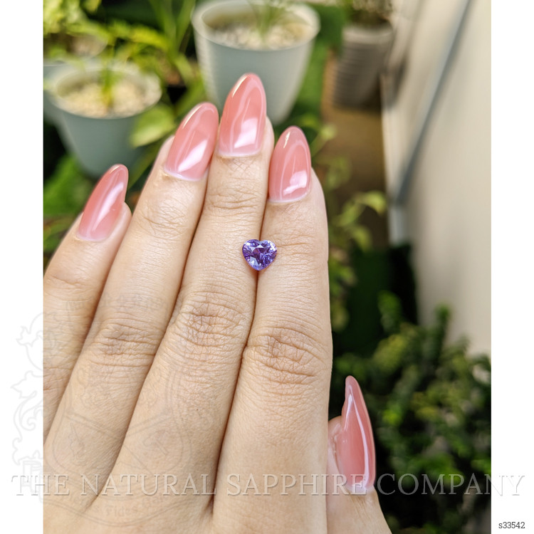 1.45 Ct. Pinkish Purple Sapphire from Ceylon (Sri Lanka)