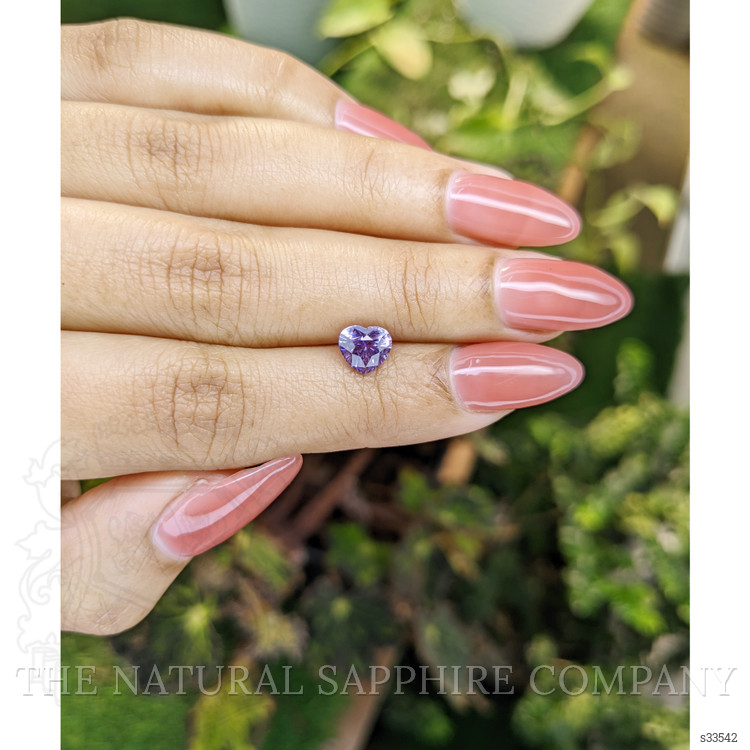 1.45 Ct. Pinkish Purple Sapphire from Ceylon (Sri Lanka)