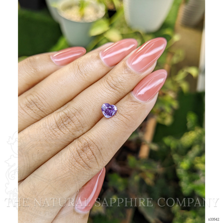 1.45 Ct. Pinkish Purple Sapphire from Ceylon (Sri Lanka)