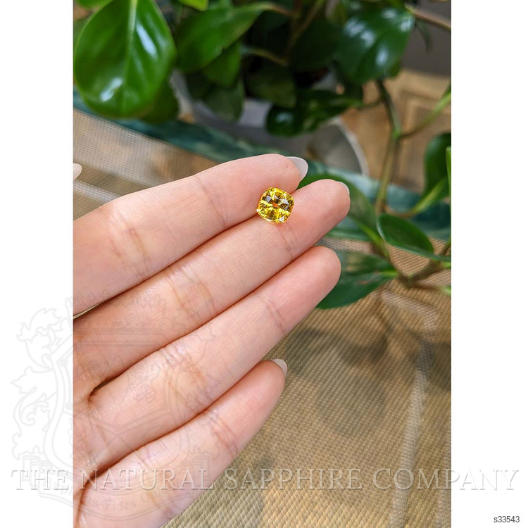 2.77 Ct. Yellow Sapphire from Ceylon (Sri Lanka)
