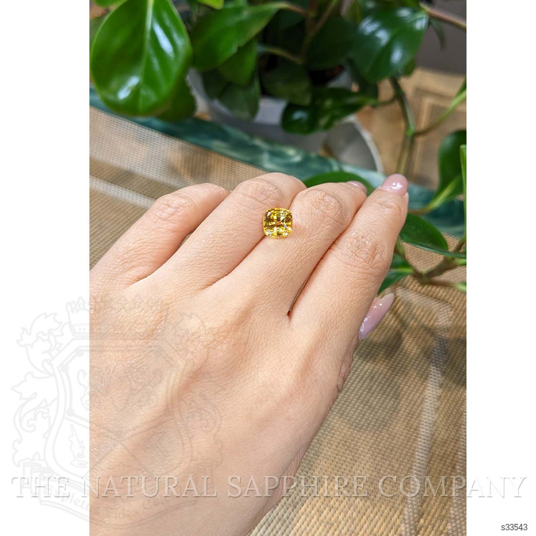 2.77 Ct. Yellow Sapphire from Ceylon (Sri Lanka)