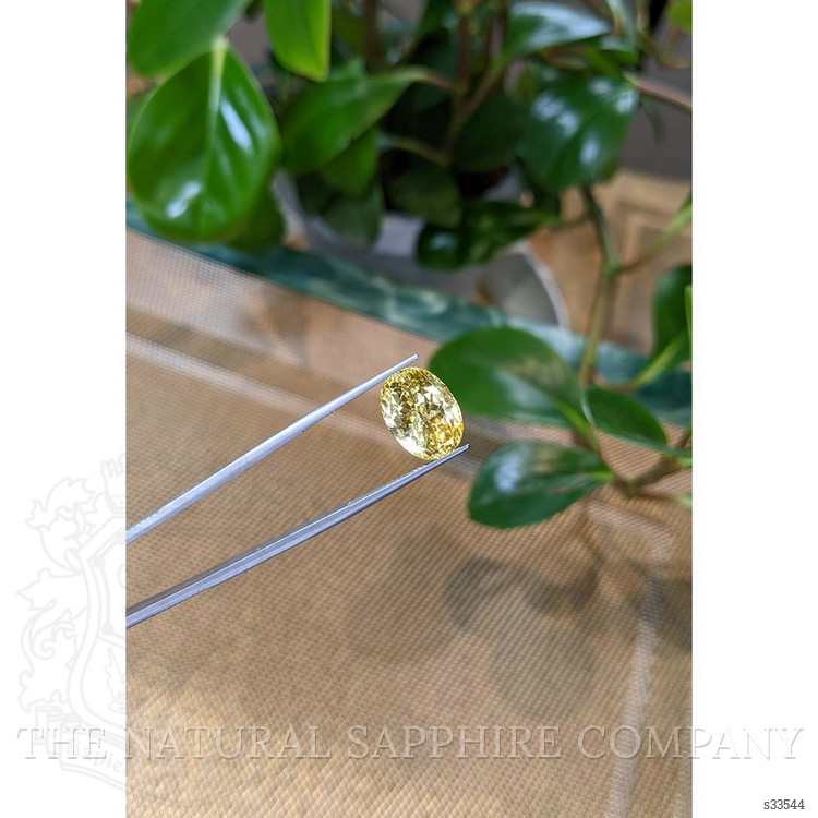11.19 Ct. Yellow Sapphire from Ceylon (Sri Lanka)