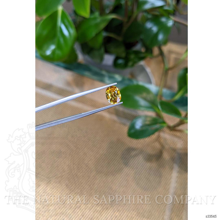 2.16 Ct. Yellow Sapphire from Ceylon (Sri Lanka)