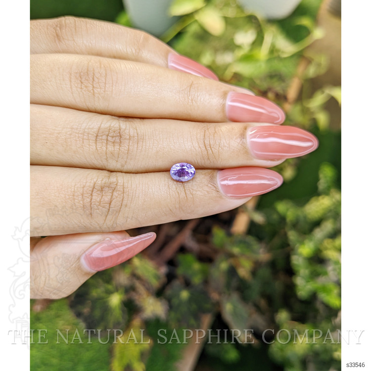1.12 Ct. Pinkish Purple Sapphire from Ceylon (Sri Lanka)