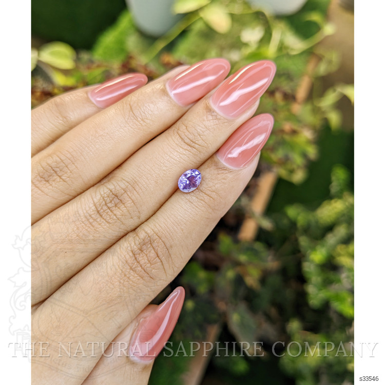 1.12 Ct. Pinkish Purple Sapphire from Ceylon (Sri Lanka)