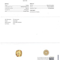 3.64 Ct. Yellow Sapphire from Ceylon (Sri Lanka) Scan Report