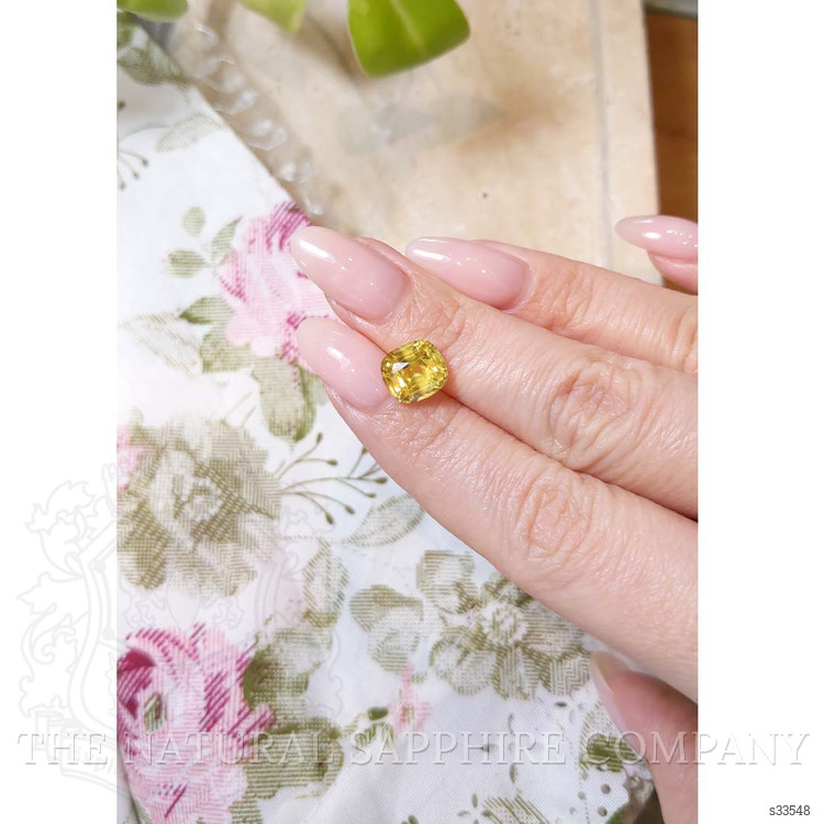 3.64 Ct. Yellow Sapphire from Ceylon (Sri Lanka)