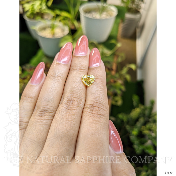 2.89 Ct. Yellow Sapphire from Ceylon (Sri Lanka)