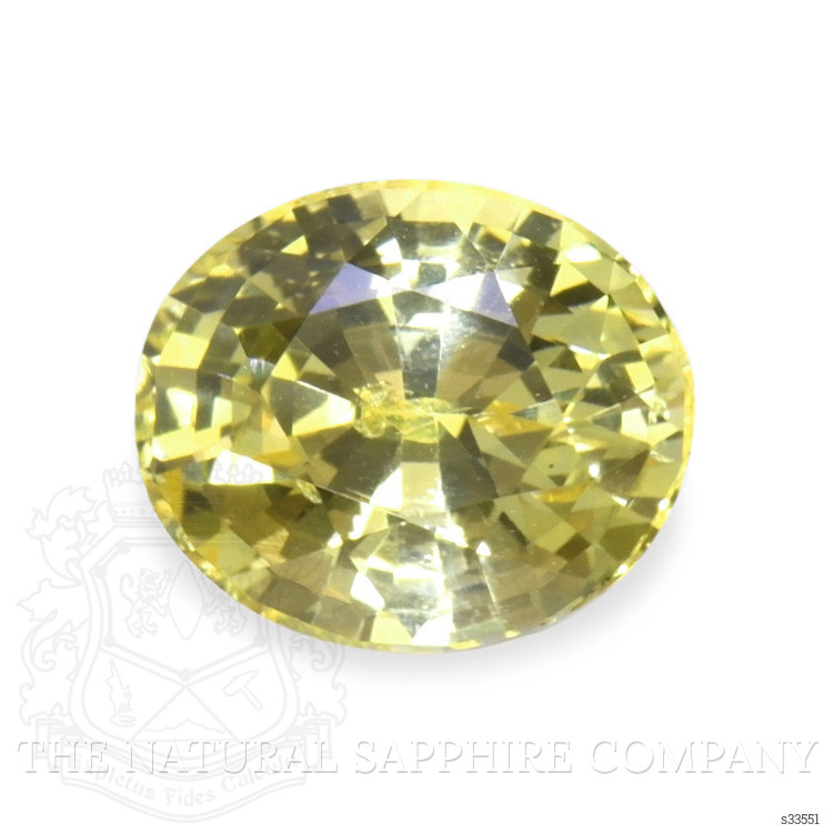 3.40 Ct. Yellow Sapphire from Ceylon (Sri Lanka)