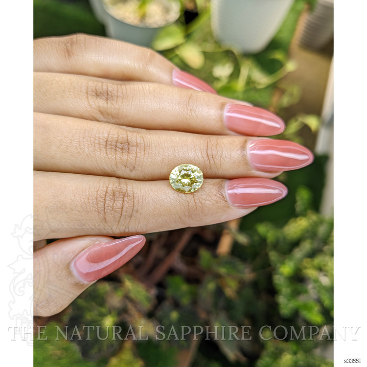 3.40 Ct. Yellow Sapphire from Ceylon (Sri Lanka)