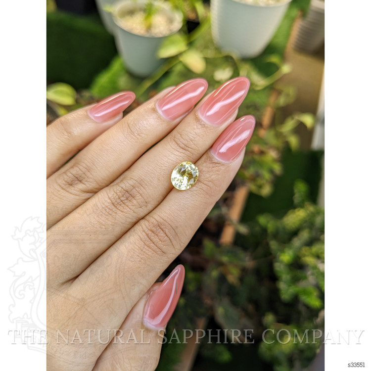 3.40 Ct. Yellow Sapphire from Ceylon (Sri Lanka)