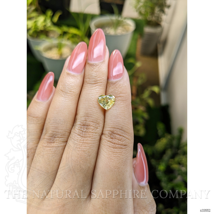 2.58 Ct. Yellow Sapphire from Ceylon (Sri Lanka)