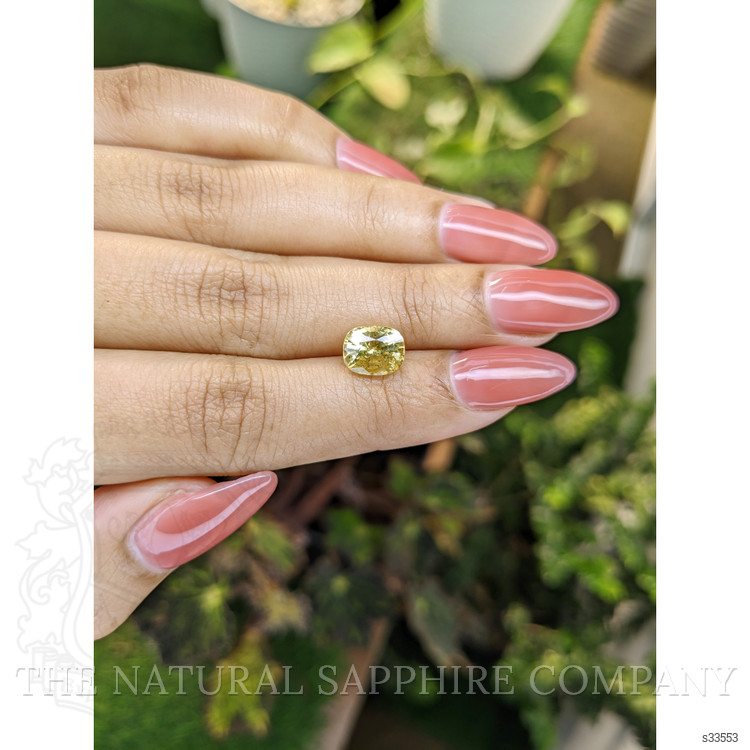 2.98 Ct. Yellow Sapphire from Ceylon (Sri Lanka)