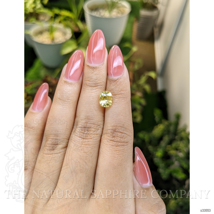 2.98 Ct. Yellow Sapphire from Ceylon (Sri Lanka)