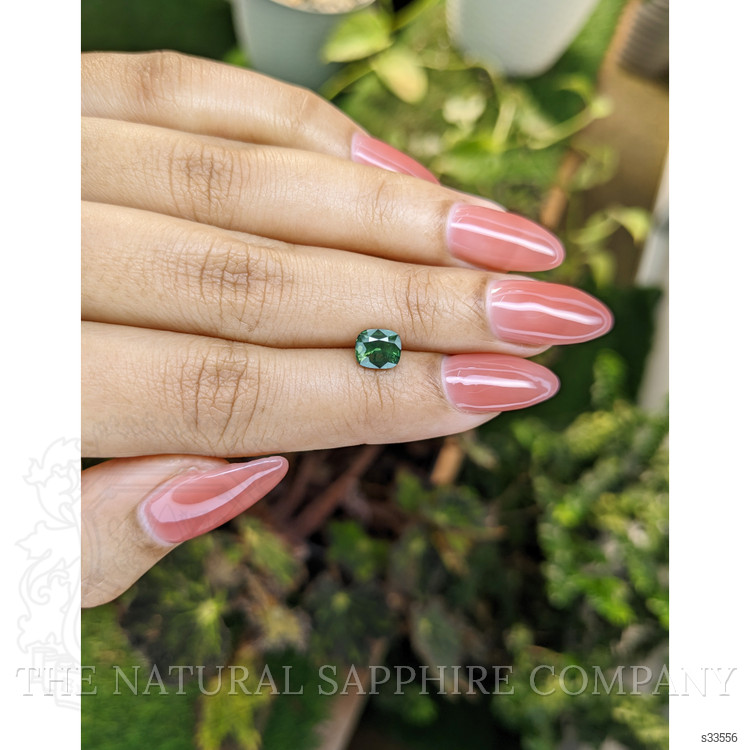 1.41 Ct. Green Sapphire from Ceylon (Sri Lanka)