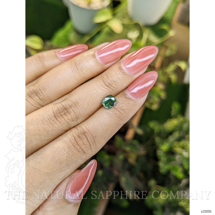1.41 Ct. Green Sapphire from Ceylon (Sri Lanka)
