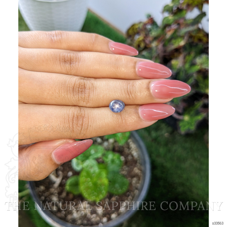 3.17 Ct. Blue Star Sapphire from Ceylon (Sri Lanka)
