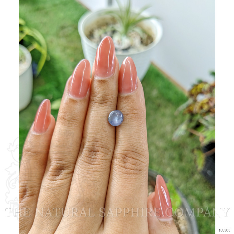 2.61 Ct. Blue Star Sapphire from Ceylon (Sri Lanka)