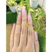 2.05 Ct. Orangish Yellow Sapphire from Ceylon (Sri Lanka) Life Style