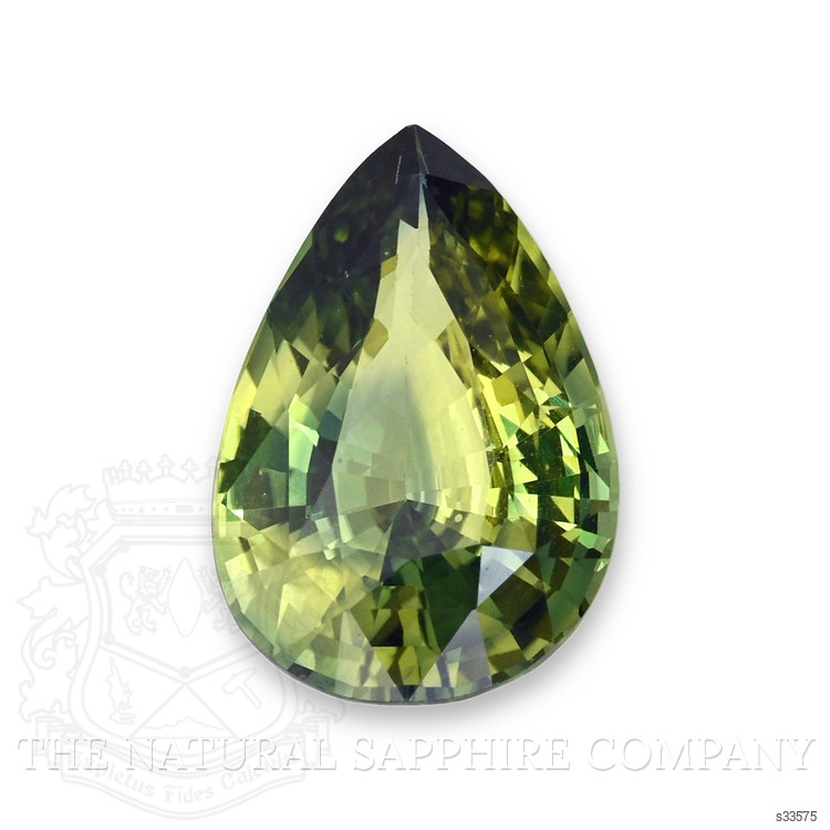 2.61 Ct. Yellowish Green Sapphire from Madagascar