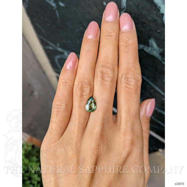 2.61 Ct. Yellowish Green Sapphire from Madagascar