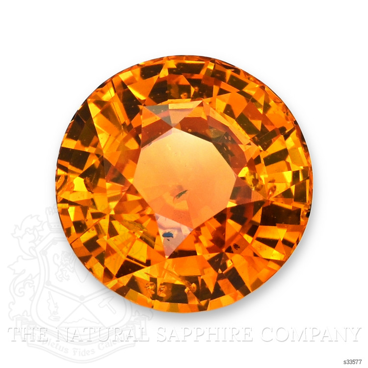 4.50 Ct. Orange Sapphire from Ceylon (Sri Lanka)