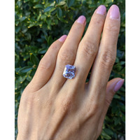 8.43 Ct. Violet Sapphire from Ceylon (Sri Lanka) Life Style