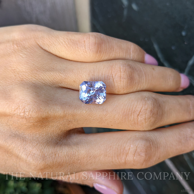 8.43 Ct. Violet Sapphire from Ceylon (Sri Lanka)