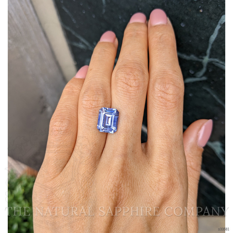 5.47 Ct. Blue Sapphire from Ceylon (Sri Lanka)