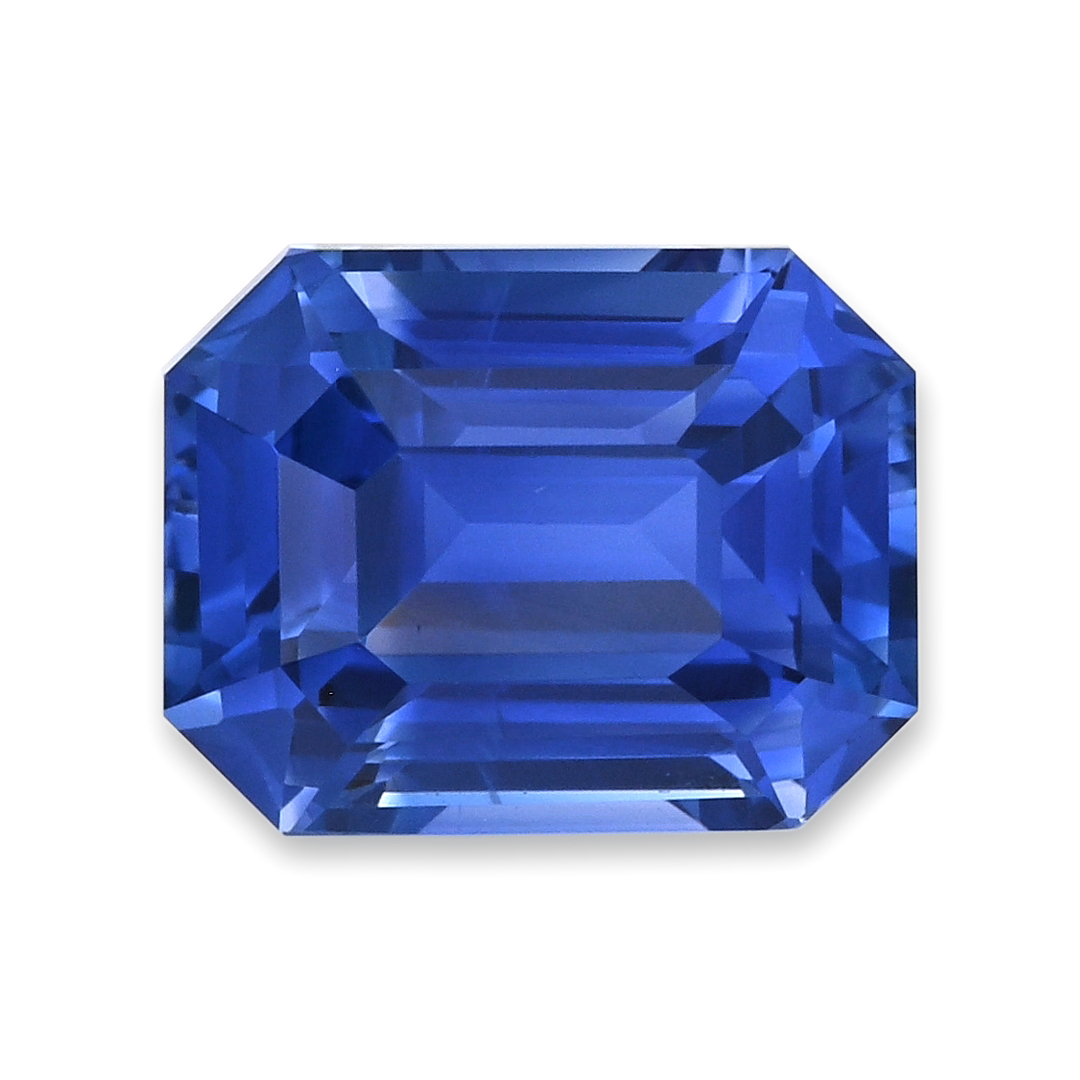 Loose Blue Sapphire - Emerald Cut 4.31 Ct. - #S33582 | The Natural