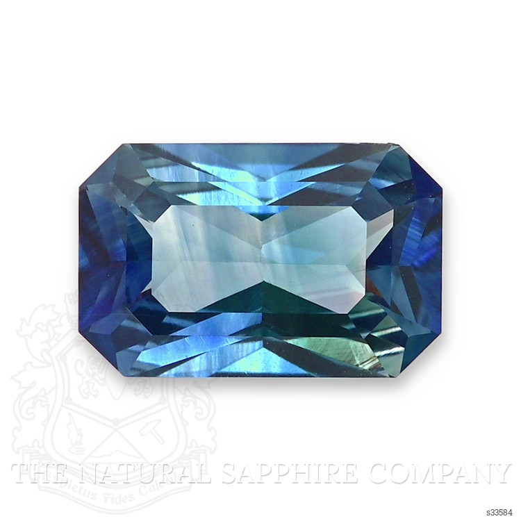 2.50 Ct. Greenish Blue Sapphire from Ceylon (Sri Lanka)
