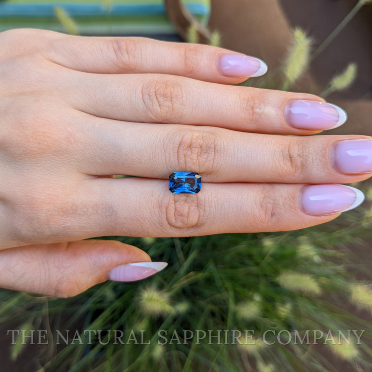 2.50 Ct. Greenish Blue Sapphire from Ceylon (Sri Lanka)