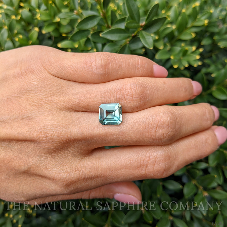 4.58 Ct. Bluish Green Sapphire from Madagascar