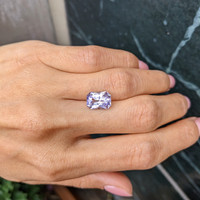 4.47 Ct. Purple Sapphire from Ceylon (Sri Lanka) Life Style