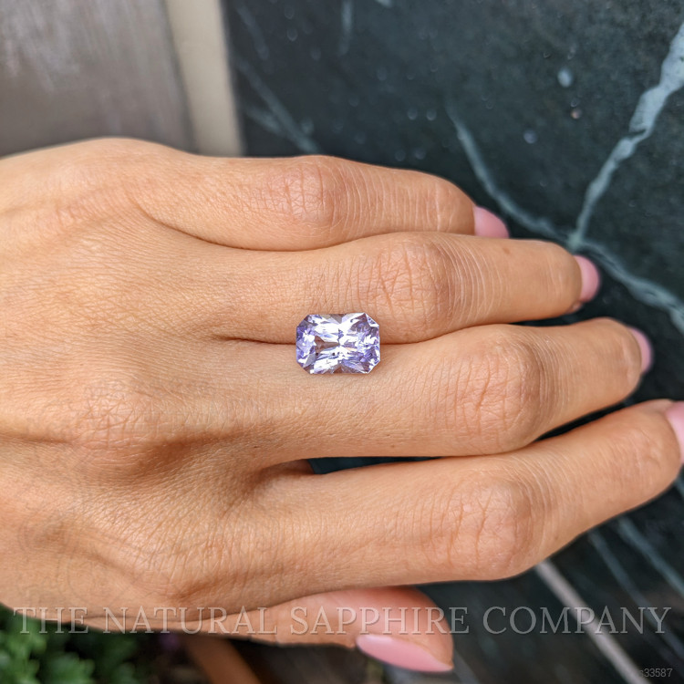 4.47 Ct. Purple Sapphire from Ceylon (Sri Lanka)