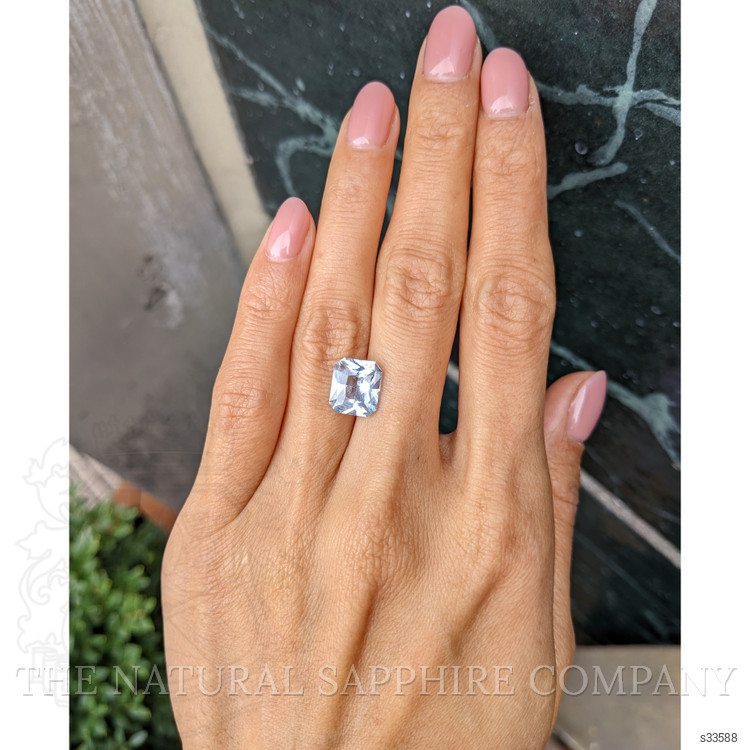 4.36 Ct. Blue Sapphire from Ceylon (Sri Lanka)