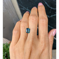 2.56 Ct. Bi Color Sapphire from Ceylon (Sri Lanka) Life Style