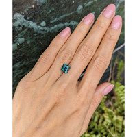 3.02 Ct. Green Sapphire from Madagascar Life Style