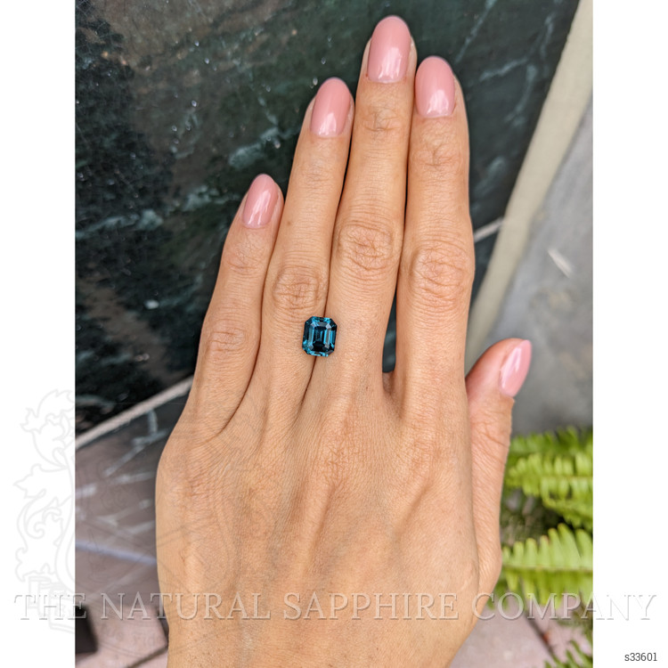 3.52 Ct. Bluish Green Sapphire from Madagascar