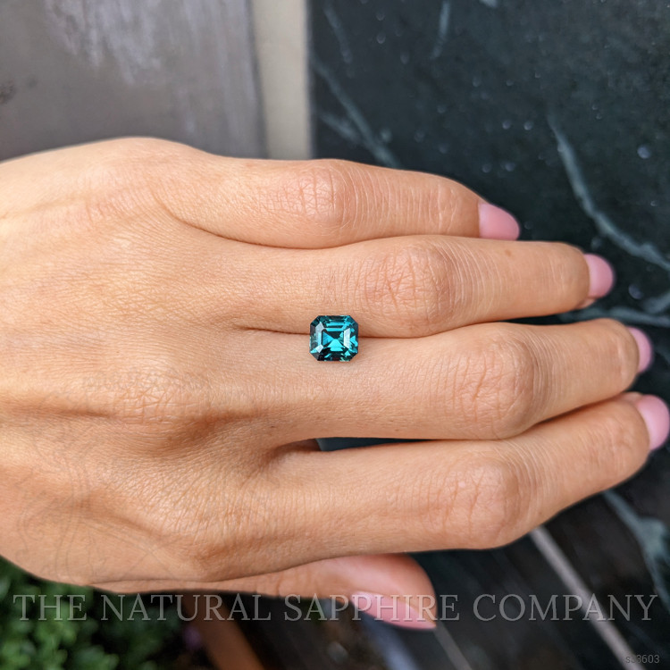 2.63 Ct. Bluish Green Sapphire from Madagascar