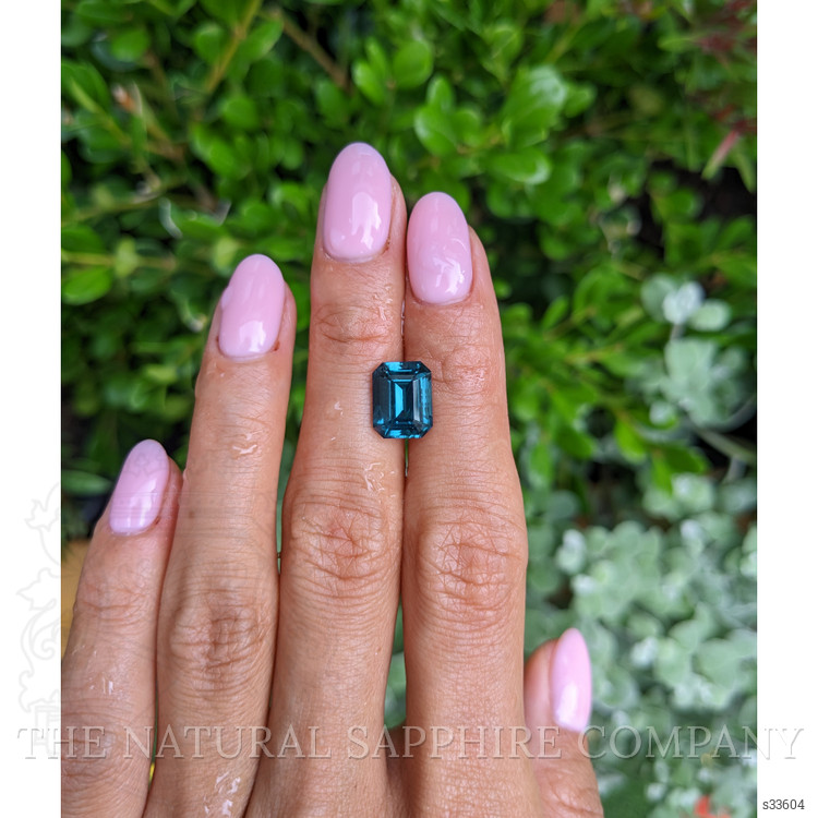4.24 Ct. Greenish Blue Sapphire from Madagascar