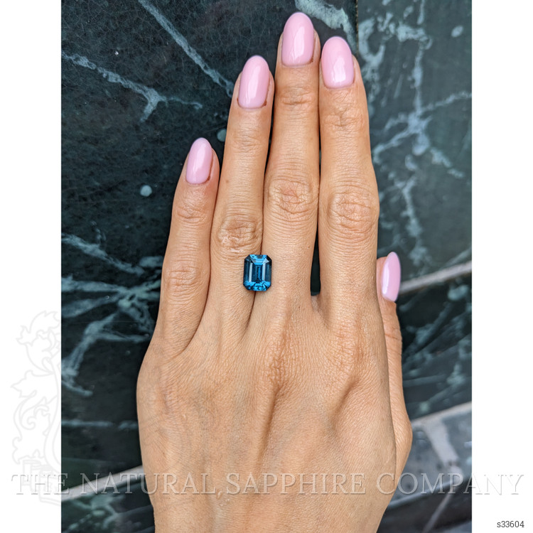 4.24 Ct. Greenish Blue Sapphire from Madagascar